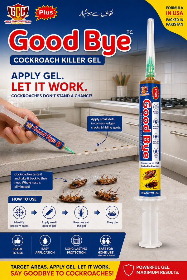 Good Bye Cockroach Killer Gel